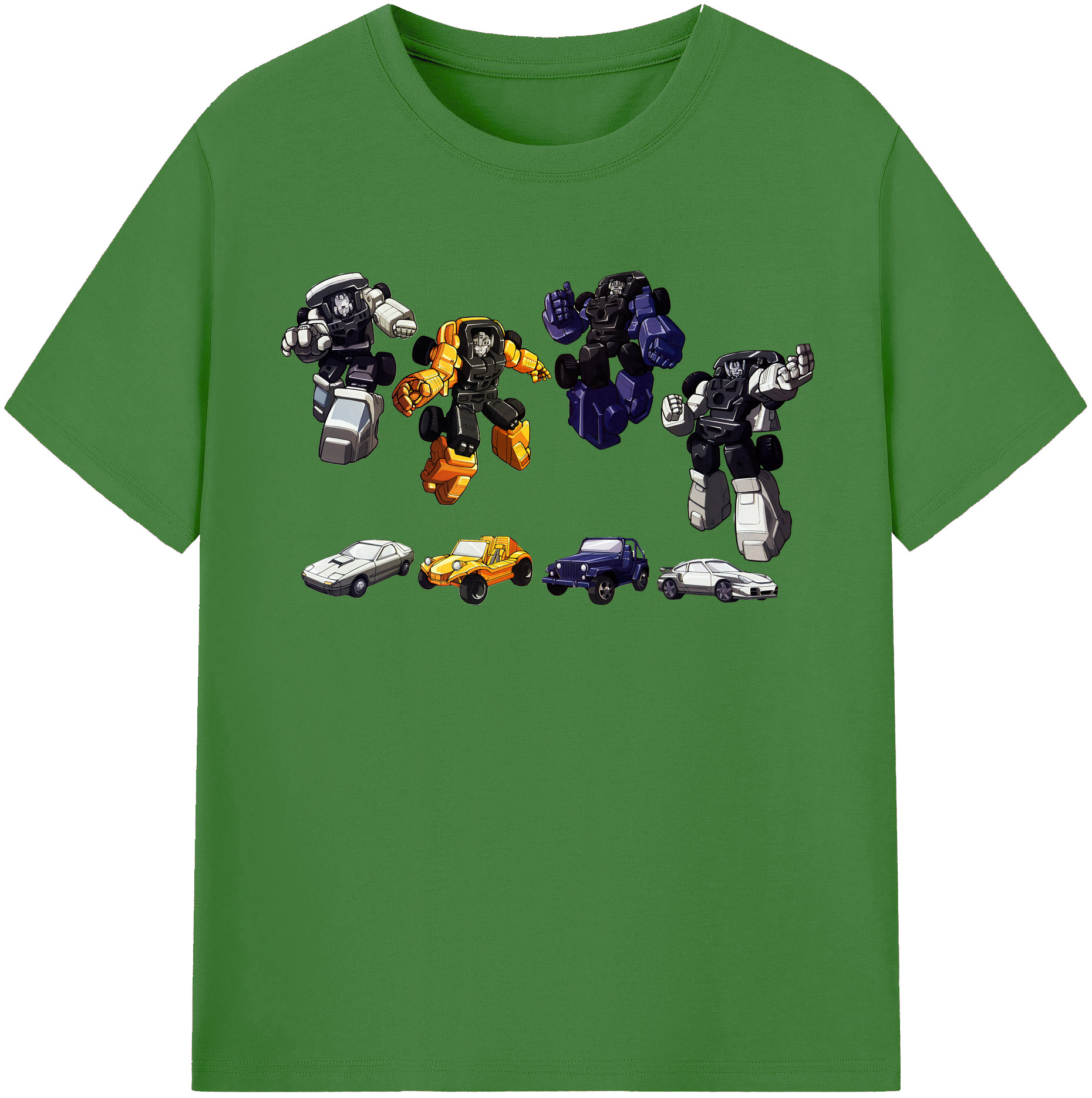 （画像用） Transformers トランスフォーマー レディースカジュアルプリントTシャツ（綿100％）